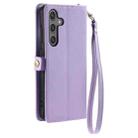 For Samsung Galaxy A17 5G Wallet Multi-card Slot Leather Phone Case with Lanyard(Purple) - 3