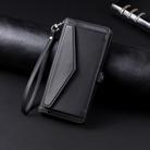 For Samsung Galaxy S22 Ultra 5G Wallet Multi-card Slot Leather Phone Case with Lanyard(Black) - 2