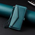 For Samsung Galaxy S24 5G Wallet Multi-card Slot Leather Phone Case with Lanyard(Green) - 2