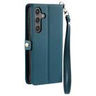 For Samsung Galaxy S24+ 5G Wallet Multi-card Slot Leather Phone Case with Lanyard(Green) - 3