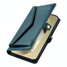 For Samsung Galaxy S25 5G Wallet Multi-card Slot Leather Phone Case with Lanyard(Green) - 3