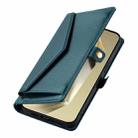For Samsung Galaxy S25 Ultra 5G Wallet Multi-card Slot Leather Phone Case with Lanyard(Green) - 3