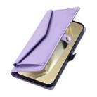 For Samsung Galaxy S25 Ultra 5G Wallet Multi-card Slot Leather Phone Case with Lanyard(Purple) - 3