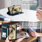 For Samsung Galaxy S25 FE 5G Wallet Multi-card Slot Leather Phone Case with Lanyard(Green) - 3
