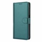 For Motorola Moto G Stylus 5G 2022 Skin Feel Pure Color Card Slots Leather Phone Case with Dual Lanyard(Green) - 2