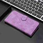 For Redmi 14C 4G Flower Embossing Pattern Leather Phone Case(Purple) - 2