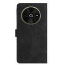 For Xiaomi Poco C61 Flower Embossing Pattern Leather Phone Case(Black) - 3