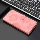 For Xiaomi 14T Pro Flower Embossing Pattern Leather Phone Case(Pink) - 2