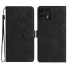 For Xiaomi 14T Flower Embossing Pattern Leather Phone Case(Black) - 1