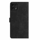 For Xiaomi 14T Flower Embossing Pattern Leather Phone Case(Black) - 3
