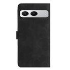 For OnePlus Nord 4 Flower Embossing Pattern Leather Phone Case(Black) - 3