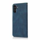 For Samsung Galaxy A16 5G Dual-color Stitching Leather Phone Case(Blue Green) - 3