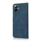 For Samsung Galaxy A07 5G Dual-color Stitching Leather Phone Case(Blue Green) - 3