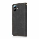 For Samsung Galaxy A07 5G Dual-color Stitching Leather Phone Case(Black Brown) - 3