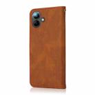 For Samsung Galaxy A07 5G Dual-color Stitching Leather Phone Case(Brown Red) - 3