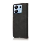 For Redmi Note 13 4G Dual-color Stitching Leather Phone Case(Black Rose Gold) - 3