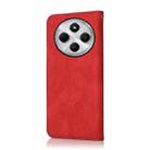 For Redmi 14C 4G Dual-color Stitching Leather Phone Case(Red Blue) - 3