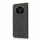 For Xiaomi Poco C61 Dual-color Stitching Leather Phone Case(Black Brown) - 3