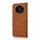 For Xiaomi Poco C61 Dual-color Stitching Leather Phone Case(Brown Red) - 3