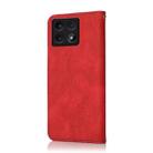 For Xiaomi 14T Dual-color Stitching Leather Phone Case(Red Blue) - 3