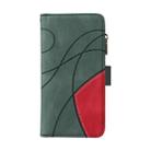 For Samsung Galaxy A16 5G Dual-color 9 Card Slots Zipper Wallet Leather Phone Case(Green) - 2