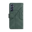 For Samsung Galaxy A16 5G Dual-color 9 Card Slots Zipper Wallet Leather Phone Case(Green) - 3