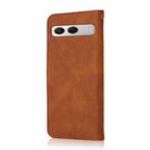 For OnePlus Nord 4 Dual-color Stitching Leather Phone Case(Brown Red) - 3