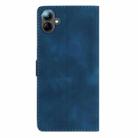 For Samsung Galaxy A07 5G Flower Butterfly Embossing Pattern Leather Phone Case(Blue) - 3