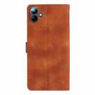 For Samsung Galaxy A07 5G Flower Butterfly Embossing Pattern Leather Phone Case(Brown) - 3