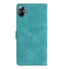For Samsung Galaxy A07 5G Flower Butterfly Embossing Pattern Leather Phone Case(Sky Blue) - 3