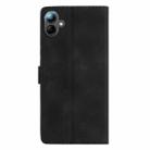 For Samsung Galaxy A07 5G Flower Butterfly Embossing Pattern Leather Phone Case(Black) - 3