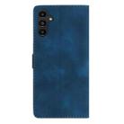 For Samsung Galaxy A17 5G Flower Butterfly Embossing Pattern Leather Phone Case(Blue) - 4