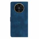 For Xiaomi Poco C61 Flower Butterfly Embossing Pattern Leather Phone Case(Blue) - 3