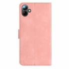 For Samsung Galaxy A06 4G Seven Butterflies Embossed Leather Phone Case(Pink) - 3