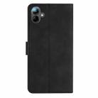 For Samsung Galaxy A06 4G Seven Butterflies Embossed Leather Phone Case(Black) - 3