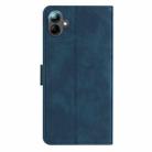 For Samsung Galaxy A07 5G Seven Butterflies Embossed Leather Phone Case(Blue) - 3