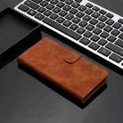 For Samsung Galaxy A17 5G Seven Butterflies Embossed Leather Phone Case(Brown) - 3