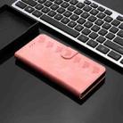 For Samsung Galaxy A17 5G Seven Butterflies Embossed Leather Phone Case(Pink) - 3