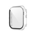 For Apple Watch Series 10 42mm Spray Glazing PC Integrated Tempered Film Watch Case(Transparent) - 1