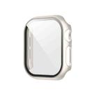 For Apple Watch Series 10 42mm Spray Glazing PC Integrated Tempered Film Watch Case(Starlight) - 1