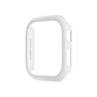 For Apple Watch Series 10 46mm Spray Glazing PC Hollow Watch Case(White) - 1