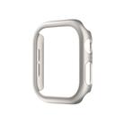 For Apple Watch Series 10 46mm Spray Glazing PC Hollow Watch Case(Titanium Gold) - 1