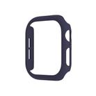 For Apple Watch Series 10 46mm Spray Glazing PC Hollow Watch Case(Midnight Blue) - 1