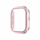 For Apple Watch Series 10 42mm Spray Glazing PC Hollow Watch Case(Rose Gold) - 1