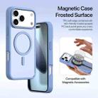 For iPhone 17 Pro Max DUX DUCIS Lawa Series 2 in 1 Wallet Zipper Detachable MagSafe Phone Case with Lanyard(Light Blue) - 3