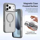For iPhone 17 Pro DUX DUCIS Lawa Series 2 in 1 Wallet Zipper Detachable MagSafe Phone Case with Lanyard(Grey) - 3