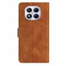 For Redmi Note 14 Pro 4G Seven Butterflies Embossed Leather Phone Case(Brown) - 3