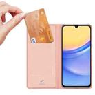 For Samsung Galaxy A16 5G DUX DUCIS Skin Pro Series Flip Leather Phone Case(Pink) - 3