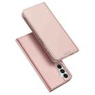 For Samsung Galaxy A17 5G DUX DUCIS Skin Pro Series Flip Leather Phone Case(Pink) - 1