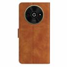 For Xiaomi Poco C61 Seven Butterflies Embossed Leather Phone Case(Brown) - 3